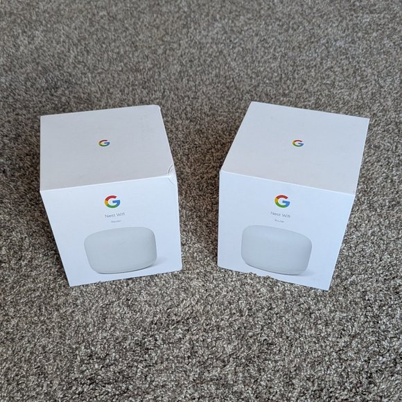 Google Nest Wifi Router (Pair) - Picture 1 of 3